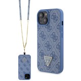 Guess - Crossbody 4G Metal Logo (GUHCP15SP4TDSCPB) - iPhone 15 - Blue