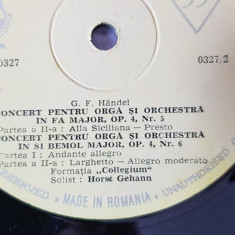 Georg Friedrich Handel - Concerte pentru orga si orchestra (Vinil)