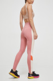 Roxy leggins de antrenament Heart Into It culoarea roz, modelator