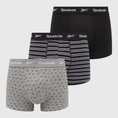 Reebok boxeri U5.F8362 (3-pack) barbati, culoarea negru