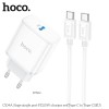 Incarcator Priza USB-C+Cablu Type-C PD20W C104A