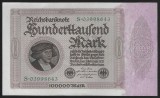 GERMANIA 100000 / 100.000 MARCI / MARK 1923 [3] P- 83a.1 , fara T , Serie : S 03998643 , a UNC , necirculata