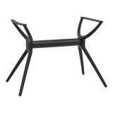Cumpara ieftin Stalp picior suport blat masuta de cafea Herno plastic PP negru 106x61x73 cm
