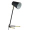 Lampa de Birou Neagra cu Baza Aurie
