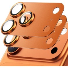 Folie Camera pentru IPhone 18 Pro, protectie metalica, Portocaliu