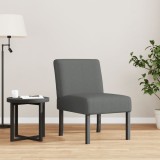 vidaXL Fotoliu, gri &icirc;nchis, material textil