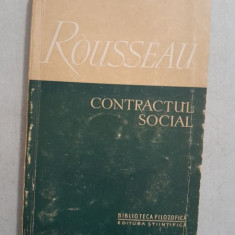 Contractul social , Jean - Jacques Rousseau , 1957
