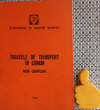 Traseele de transport in comun ITB noua codificare 1981