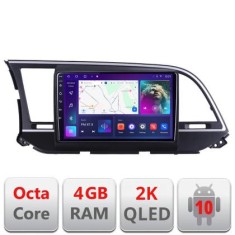 Navigatie HHyundai Elantra 2015-2018 C-581 Android Octa Core Ecran 2K QLED GPS 4G 4+32GB 360 KIT-581+EDT-E409-2K CarStore Technology