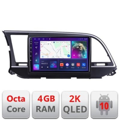 Navigatie HHyundai Elantra 2015-2018 C-581 Android Octa Core Ecran 2K QLED GPS 4G 4+32GB 360 KIT-581+EDT-E409-2K CarStore Technology foto