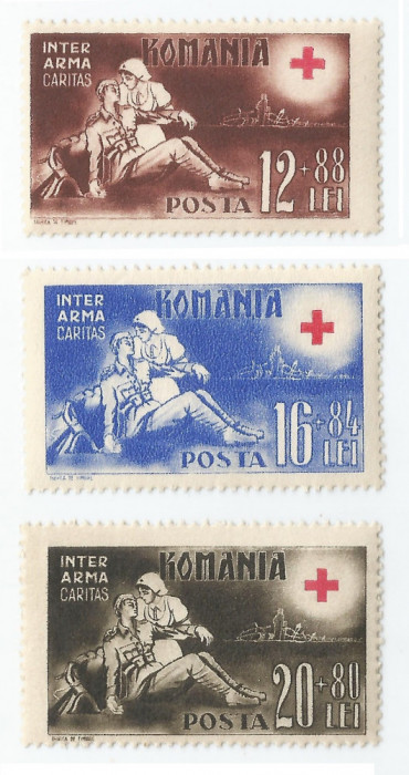 Romania, LP 151/1943, Crucea Rosie, MNH