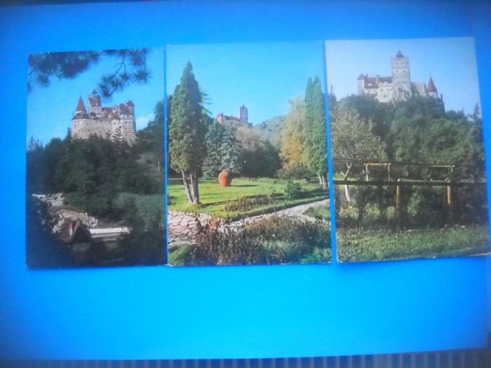 HOPCT LOT 3389 -3 CARTI POSTALE-CASTELUL BRAN-JUD BRASOV-CIRCULATE