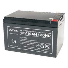 Acumulator gel plumb, 12V, 10Ah, V-Tac, SKU-23452