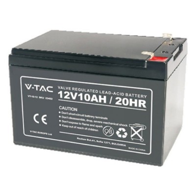 Acumulator gel plumb, 12V, 10Ah, V-Tac, SKU-23452 foto