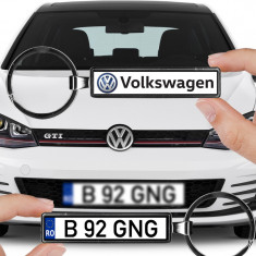 Breloc numar auto Volkswagen foto