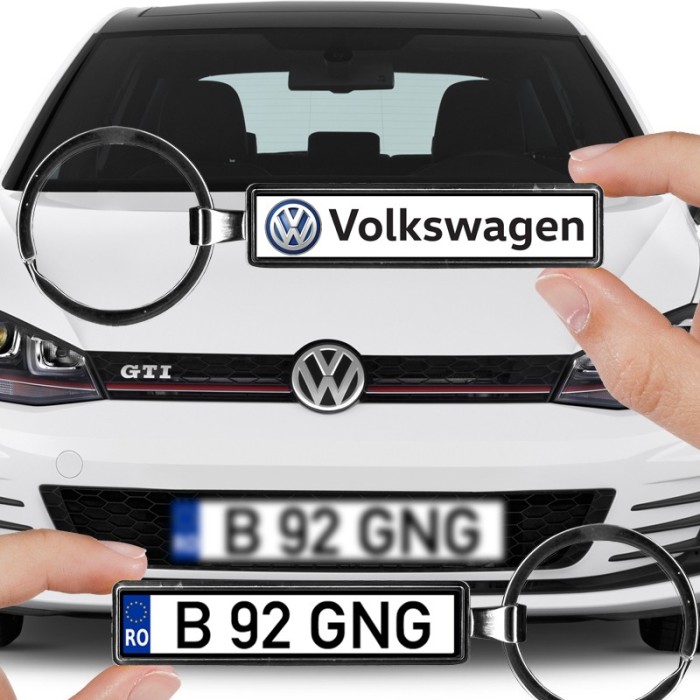 Breloc numar auto Volkswagen Breloc numar auto Volkswagen