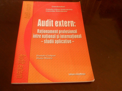 Audit extern rationament profesional studii aplicative - Dobroteanu,2005 foto