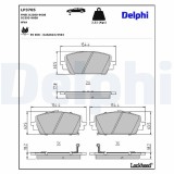 Set placute frana disc Genesis G80; Hyundai Santa Fe IV, Santa Fe V; Kia Sorento IV Motor 1.6 T-GDI Hybrid, 1.6 T-GDi Hybrid AWD, 1.6 T-GDI Hybrid