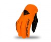 Manusi Moto Cross Enduro UFO Skill Radial Orange Fluo 2023, Protectie &amp; Aderenta Palma Clarino, Material Respirabil, Inchidere Velcro