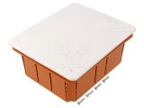 Carcasă cutie electrică &icirc;n perete, 127x158x70 mm, IP30