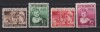 IUGOSLAVIA 1938 MI. 366-369 MH, Nestampilat