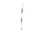 Montura pescuit super caras cu 2 momitoare + 2 carlige legate cu fir textil prokarpfishing