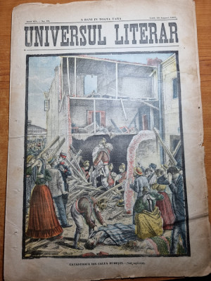 universul literar 20 august 1901- catastrofa din calea dudesti,moda, igiena foto