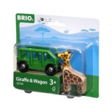 Remorca si girafa 33724 Brio