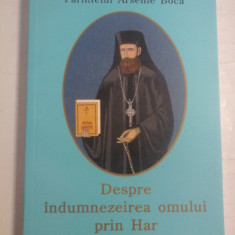 DESPRE INDUMNEZEIREA OMULUI PRIN HAR - DIN INVATATURILE PARINTELUI ARSENIE BOCA