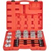Set 28 mansoane pentru extragere si presare bucse si rulmenti, Otel, cutie transport, Oem