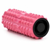 Rola Masaj si Stretching Sersimo Spuma EVA 33x13 cm Roz