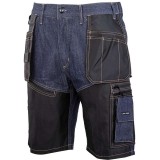 Pantalon Lucru Tip-blugi Scurt Cu Intaritura - S