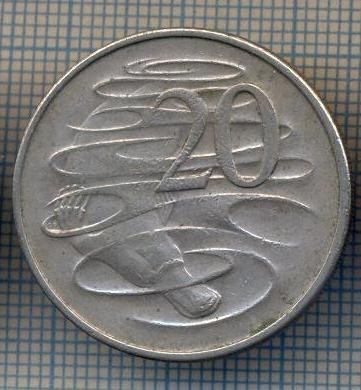 AX 924 MONEDA- AUSTRALIA - 20 CENTS -ANUL 1966 -STAREA CARE SE VEDE foto