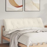 vidaXL Perna pentru spate Crem 180 x 50 cm Țesătură din corduroy 42014942