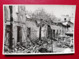 Bucuresti 1944 dupa bombardament str.Lutherana 12 11,5x8,5 cm