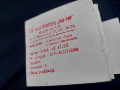album foto vechi SUVENIR,album evantai 9 fotografii WIELICZKA-Polonia,foto vechi
