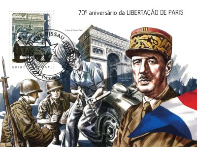GUINEEA-BISSAU 2017 - Istorie, Razboi WW2 aniversari/ colita foto