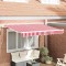 Material de &icirc;nlocuire pentru copertină Roșu și alb 350 x 200 cm