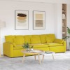 VidaXL Canapea modulară cu perne, galben 3321105