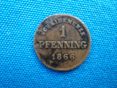 1 PFENNING 1866 BAVARIA foto