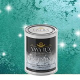 Vopsea decorativa de Lux, Argentina, Verde Metalizat cu Efect 3D Stelat, 2 Litri-Toro Decor