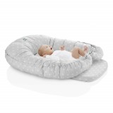 BabyNest Saltea reductor 5 in 1 BabyJem Cushion (Culoare: Albastru)