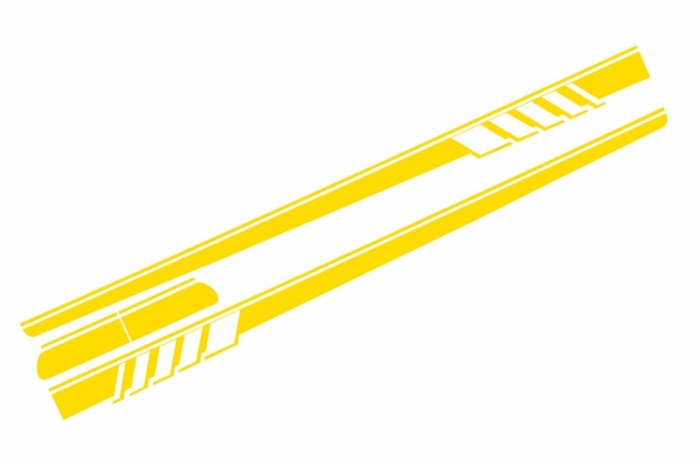 Stickere Laterale Galben Mat Mercedes Clasa C C205 Coupe A205 Cabriolet (2014-up) Performance AutoTuning