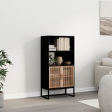 vidaXL Dulap &icirc;nalt, negru, 60x35x125 cm, lemn prelucrat
