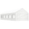 Gossi foisor cu acoperis, alb, 11,15x4,08x3,22 m, polietilena