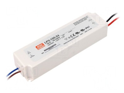 Alimentator LED 100W 24VDC 4,2A IP67 foto