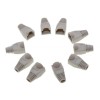 Set 10 bucati manson de protectie pentru mufe internet, RJ 45, gri