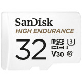 Cumpara ieftin Card de memorie SanDisk microSDXC, 32GB + SD Adaptor High Endurance 100/40MB/s