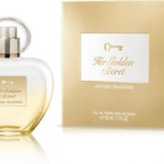 Antonio Banderas Apa de toaleta femei golden secret, 50 ml