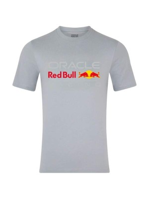Red Bull Racing tricou de bărbați Core logo grey F1 Team 2025 - M foto